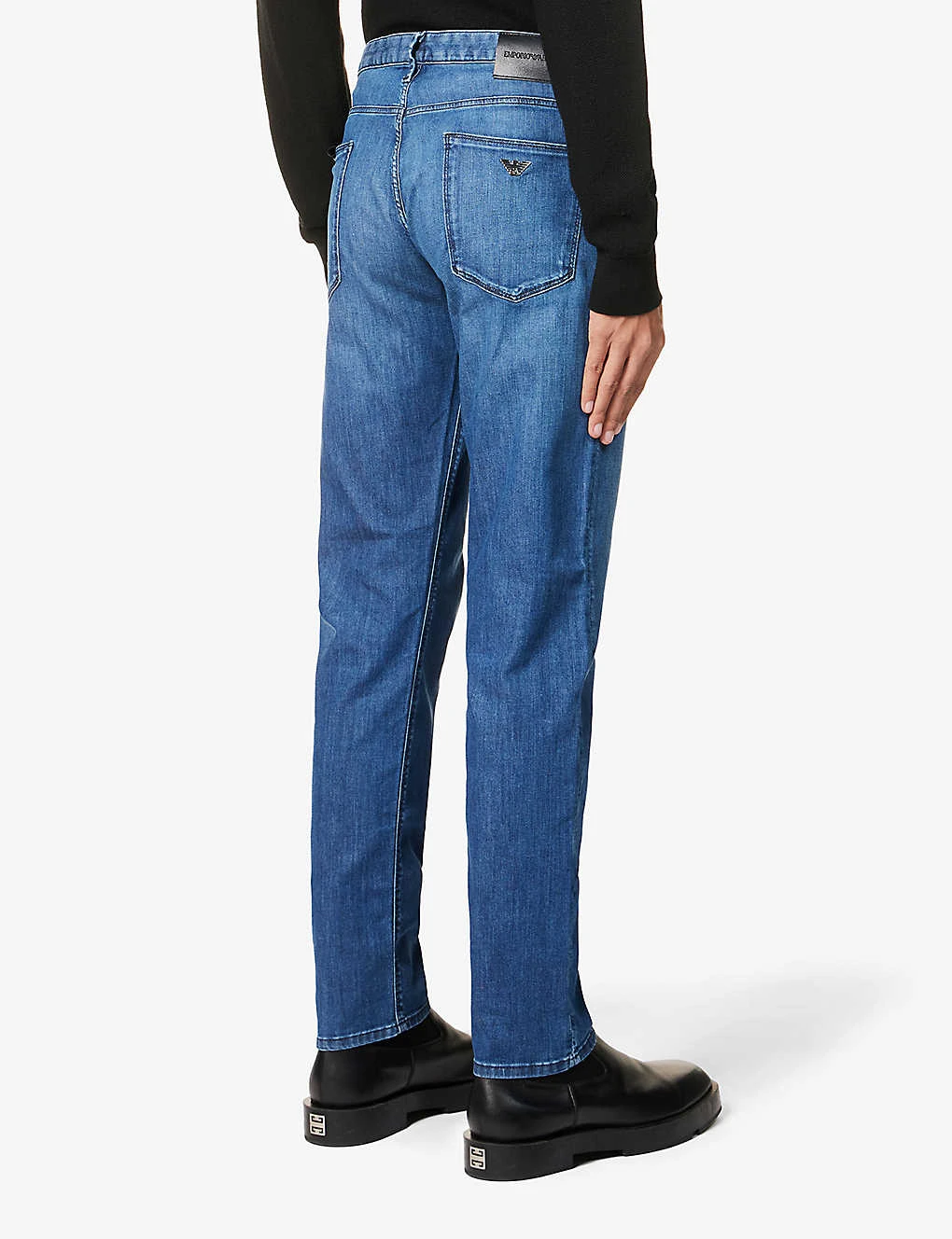 Emporio Armani J06 Regular-fit Straight-leg Stretch-denim Jeans 6 Emporio Armani J06 Regular-fit Straight-leg Stretch-denim Jeans - Image 4