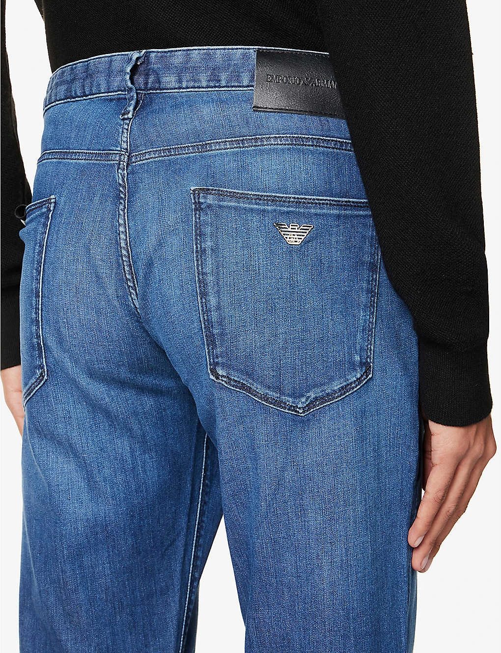 Emporio Armani J06 Regular-fit Straight-leg Stretch-denim Jeans 7 Emporio Armani J06 Regular-fit Straight-leg Stretch-denim Jeans - Image 5