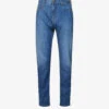 Emporio Armani J06 Regular-fit Straight-leg Stretch-denim Jeans -Gentlemen Style Shop R03981644 DENIMBLUMD M