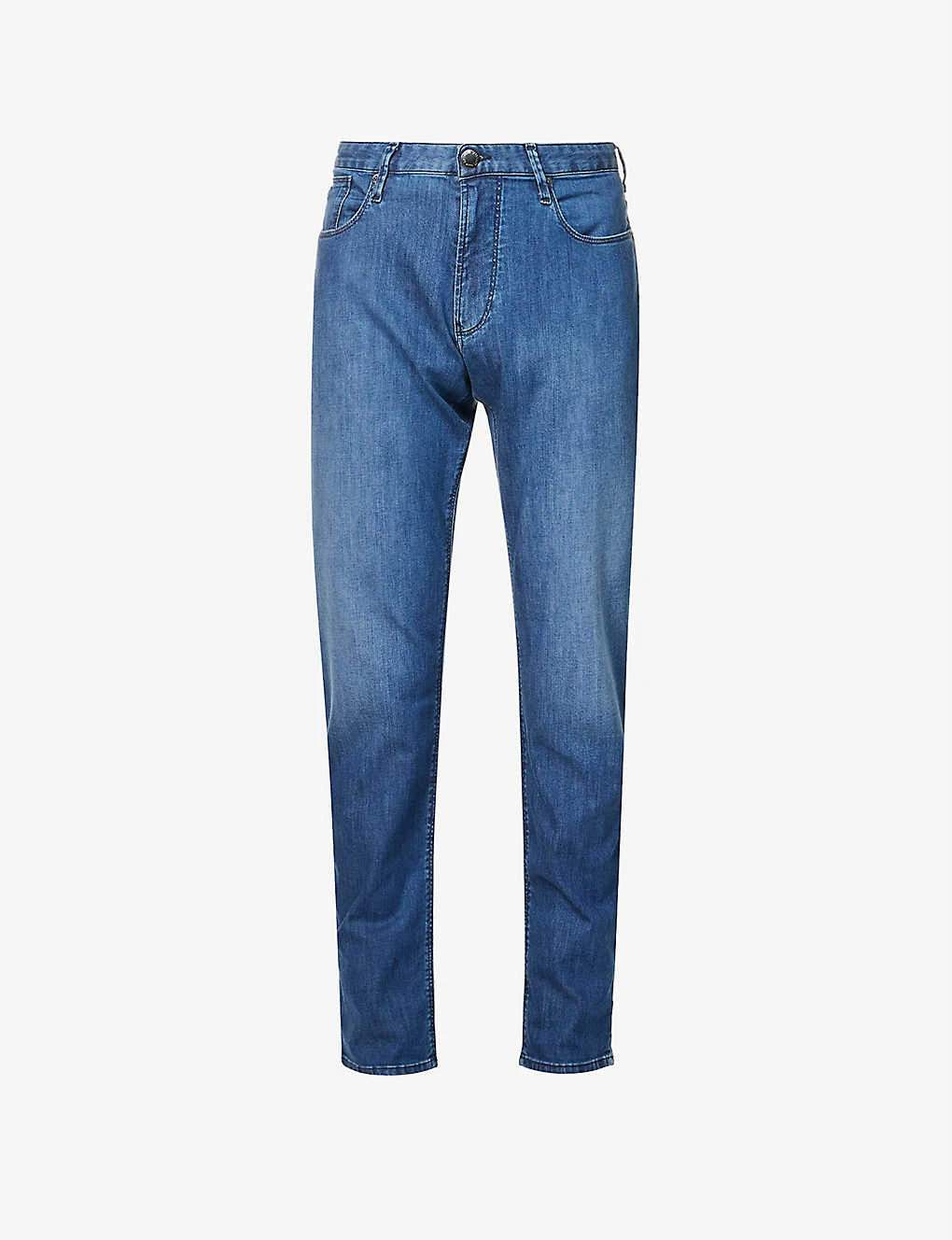 Emporio Armani J06 Regular-fit Straight-leg Stretch-denim Jeans 3 Emporio Armani J06 Regular-fit Straight-leg Stretch-denim Jeans