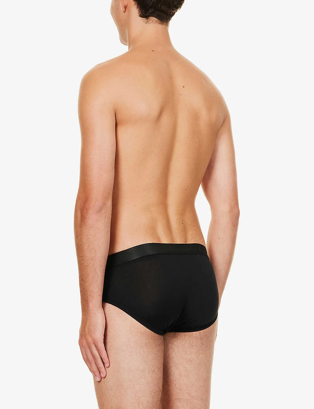 Branded-waistband Stretch-jersey Briefs 5 Branded-waistband Stretch-jersey Briefs - Image 3