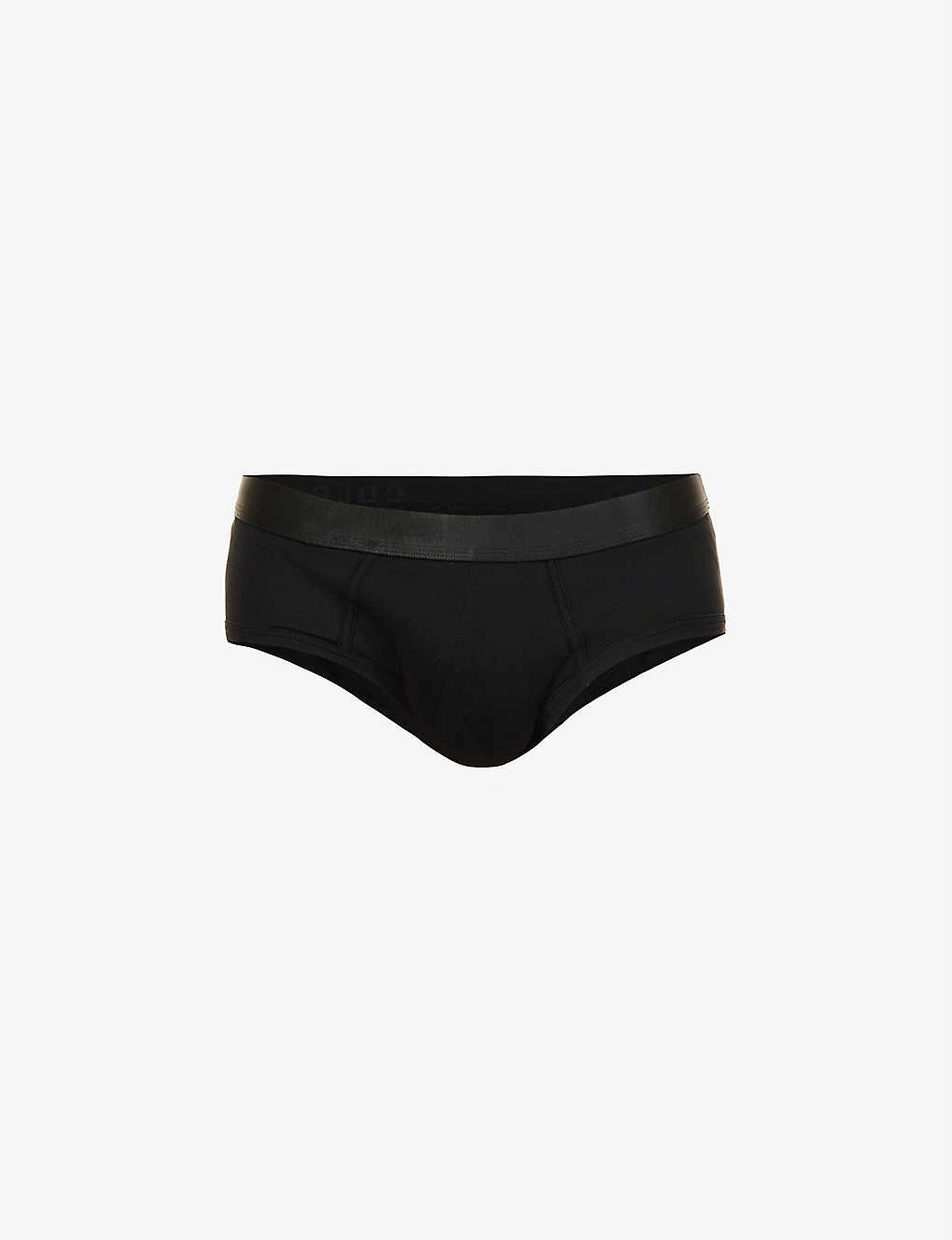Branded-waistband Stretch-jersey Briefs 3 Branded-waistband Stretch-jersey Briefs