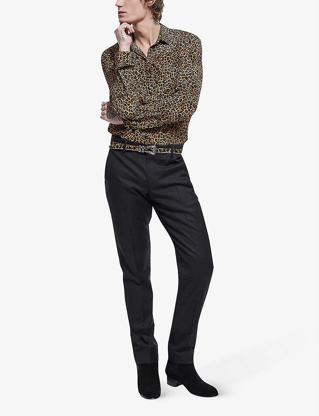 THE KOOPLES Slim-fit Straight-leg Wool Suit Trousers 4 THE KOOPLES Slim-fit Straight-leg Wool Suit Trousers - Image 2