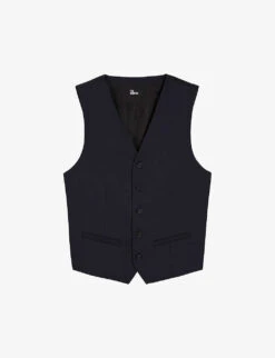 THE KOOPLES Tailored V-neck Wool Waistcoat