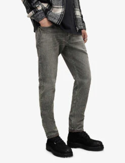 AllSaints Rex Faded Slim-fit Stretch-denim Jeans 10 AllSaints Rex Faded Slim-fit Stretch-denim Jeans -Gentlemen Style Shop R04002395 HEAVYWASHEDB ALT02