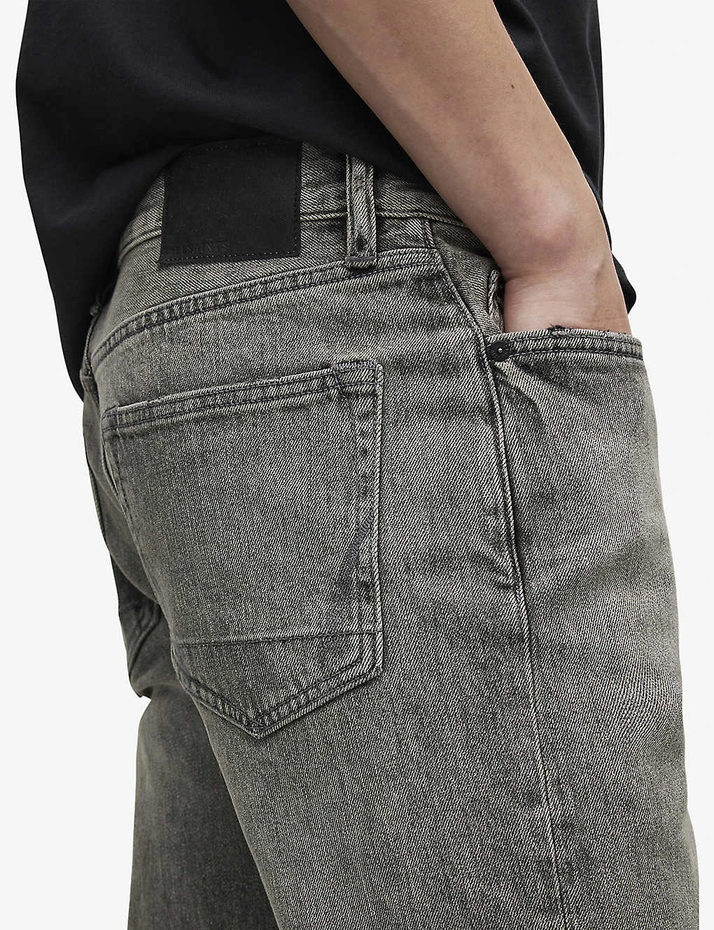 AllSaints Rex Faded Slim-fit Stretch-denim Jeans 8 AllSaints Rex Faded Slim-fit Stretch-denim Jeans - Image 6