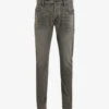 AllSaints Rex Faded Slim-fit Stretch-denim Jeans 2 AllSaints Rex Faded Slim-fit Stretch-denim Jeans -Gentlemen Style Shop R04002395 HEAVYWASHEDB M