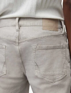 AllSaints Rex Slim-fit Recycled Cotton-blend Jeans -Gentlemen Style Shop R04002397 COOLGREY ALT04