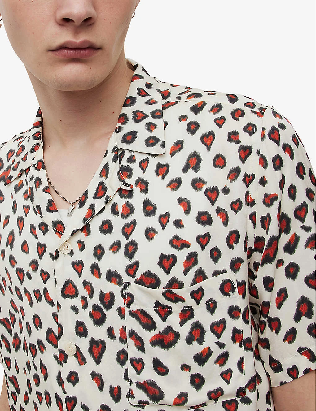 AllSaints Romantik Leopard-print Woven Shirt 7 AllSaints Romantik Leopard-print Woven Shirt - Image 5