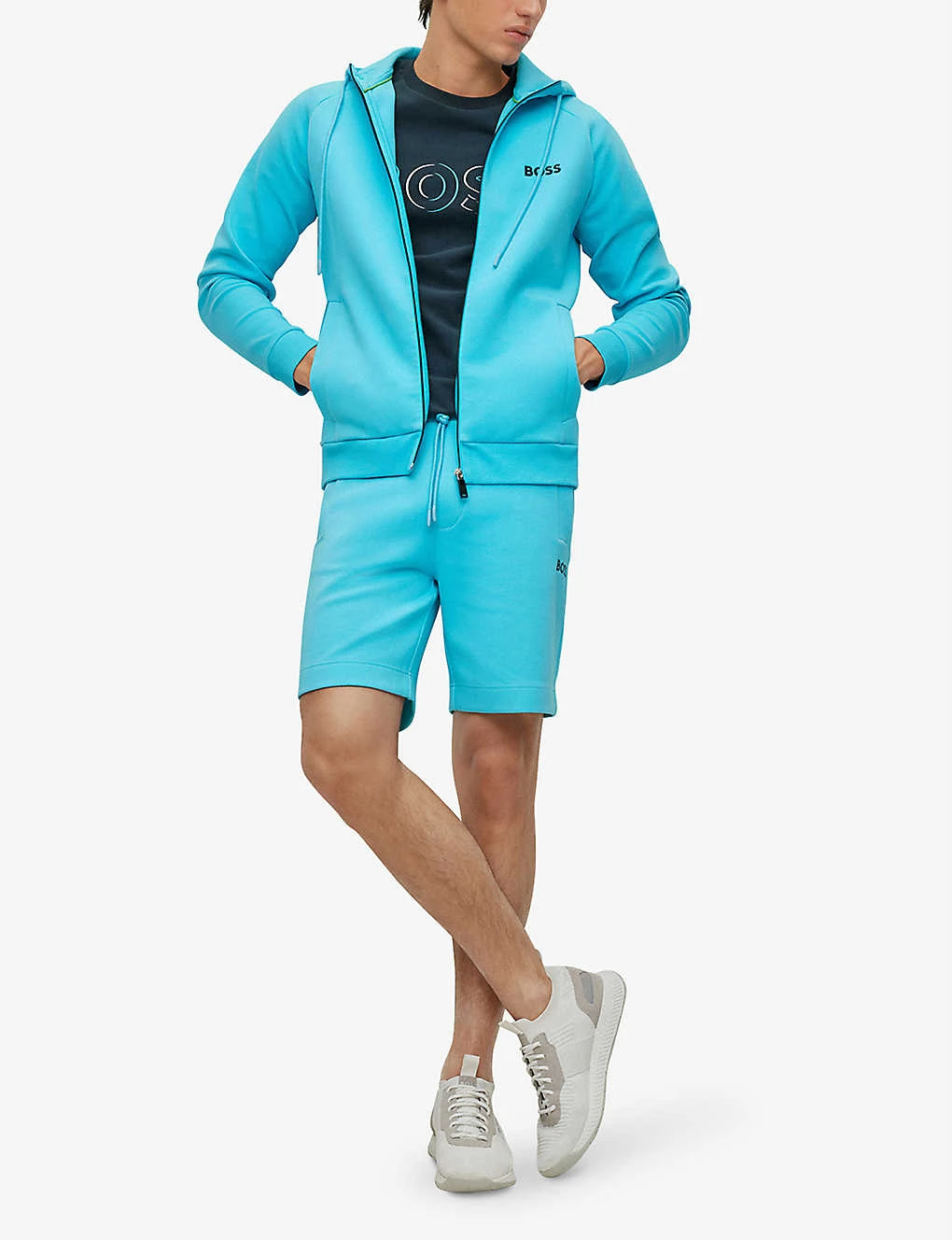 Boss Athleisure Logo-print Cotton-jersey T-shirt 4 Boss Athleisure Logo-print Cotton-jersey T-shirt - Image 2