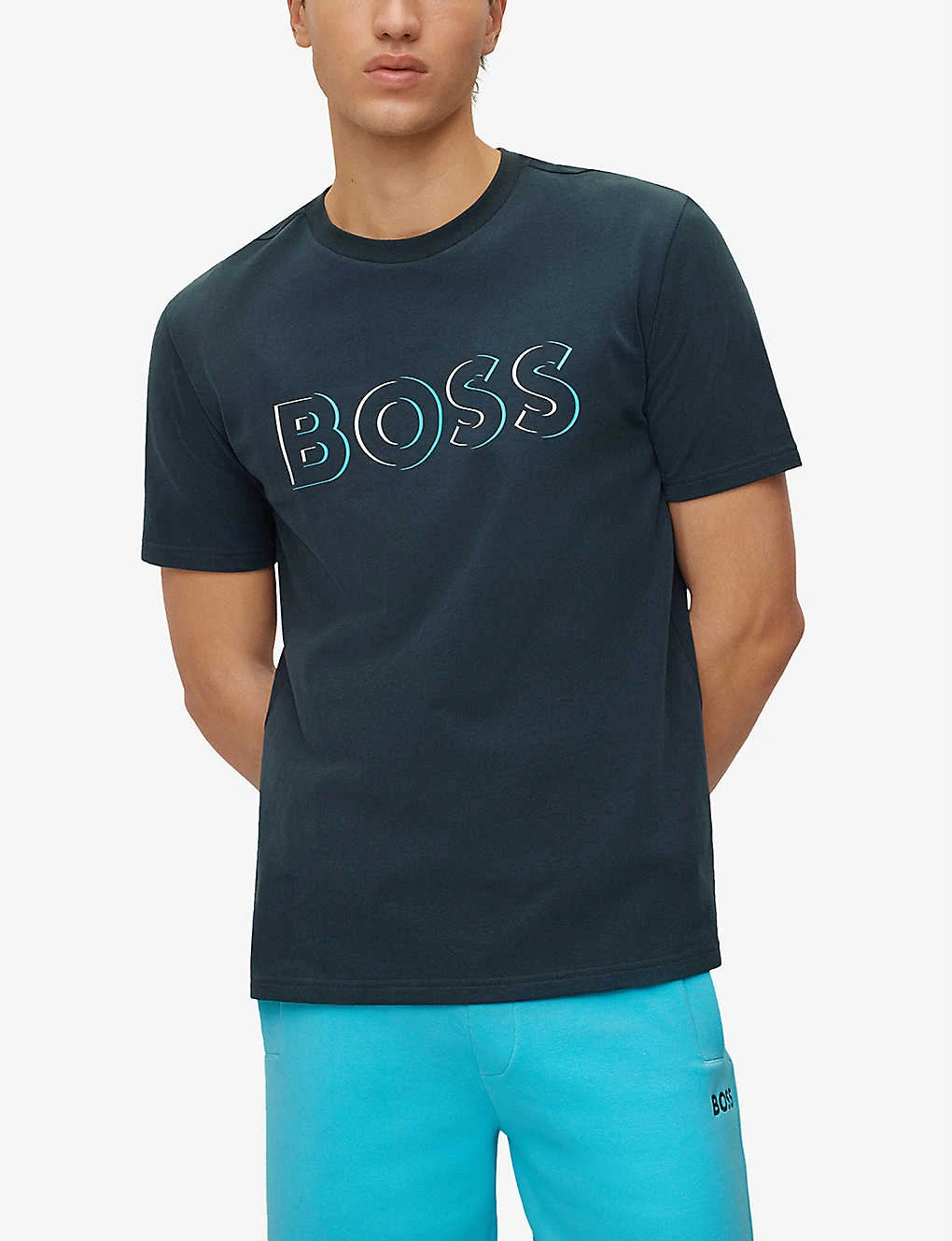 Boss Athleisure Logo-print Cotton-jersey T-shirt 5 Boss Athleisure Logo-print Cotton-jersey T-shirt - Image 3