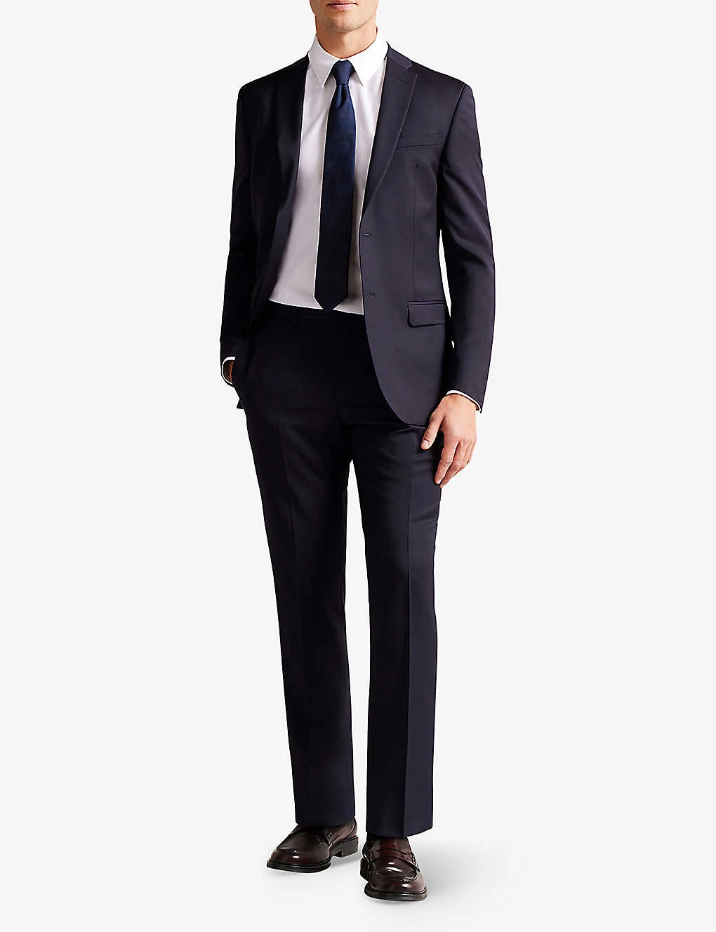 Ted Baker Skyejes Single-breasted Slim-fit Wool Blazer 4 Ted Baker Skyejes Single-breasted Slim-fit Wool Blazer - Image 2