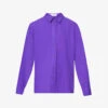 Unisex Amethyst Cashmere Shirt 2 Unisex Amethyst Cashmere Shirt -Gentlemen Style Shop R04064945 FA5PURPLEMID M