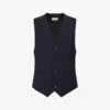 Reiss Hope Regular-fit Stretch-woven Waistcoat -Gentlemen Style Shop R04068029 NAVY M