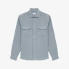Reiss Miami Regular-fit Brushed Cotton Shirt 2 Reiss Miami Regular-fit Brushed Cotton Shirt -Gentlemen Style Shop R04068109 DUCKEGG M