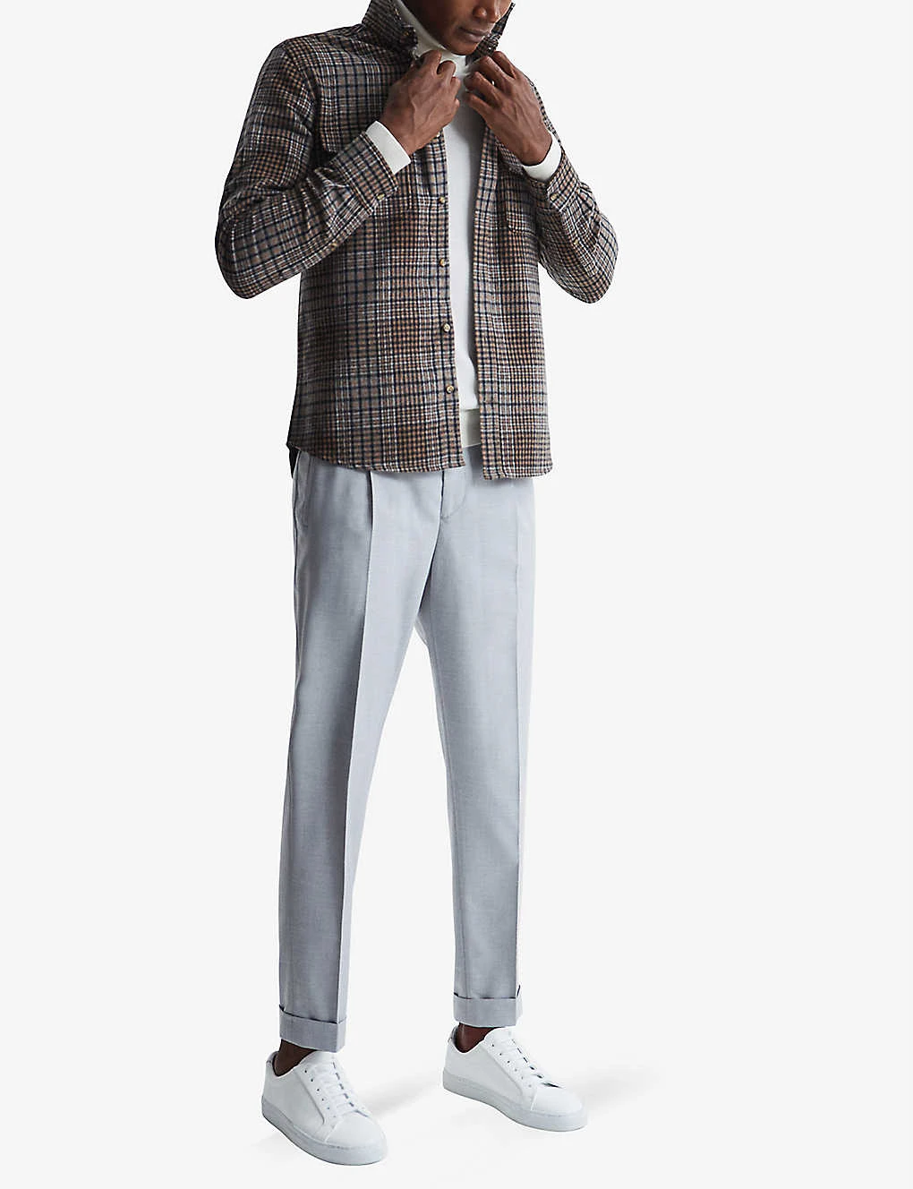 Reiss Marley Brushed Wool-blend Shirt 4 Reiss Marley Brushed Wool-blend Shirt - Image 2