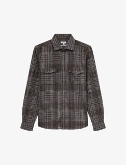 Reiss Marley Brushed Wool-blend Shirt