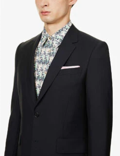 PAUL SMITH Soho-fit Wool And Mohair-blend Suit -Gentlemen Style Shop R04069913 VERYDARKNAVY ALT05
