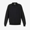 Fear Of God Eternal Polo-collar Relaxed-fit Cotton-blend Sweatshirt -Gentlemen Style Shop R04075931 BLACK M