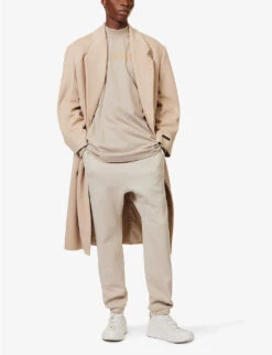 Fear Of God Eternal Brand-print Long-sleeved Oversized-fit Cotton-jersey T-shirt 8 Fear Of God Eternal Brand-print Long-sleeved Oversized-fit Cotton-jersey T-shirt -Gentlemen Style Shop R04075966 DUSTYBEIGE ALT01