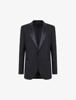 Reiss Poker Single-breasted Slim-fit Stretch-wool Blend Suit Jacket