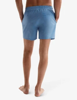 Reiss Beach Elasticated-waist Stretch-woven Swim Shorts -Gentlemen Style Shop R04080318 ROYALBLUE ALT03