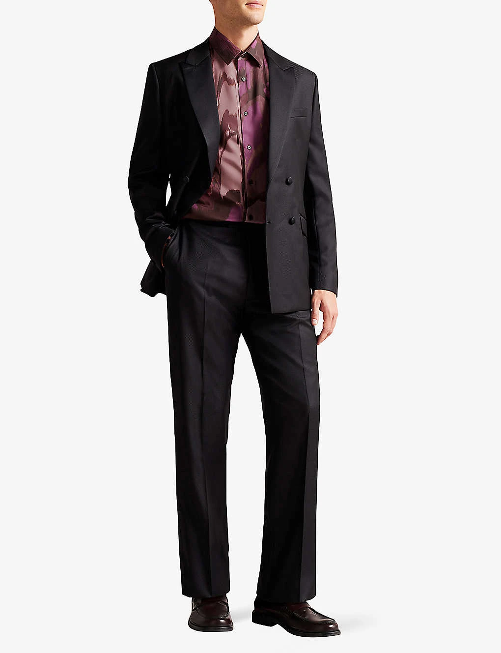 Ted Baker Mordun Abstract-print Lyocell Shirt 4 Ted Baker Mordun Abstract-print Lyocell Shirt - Image 2