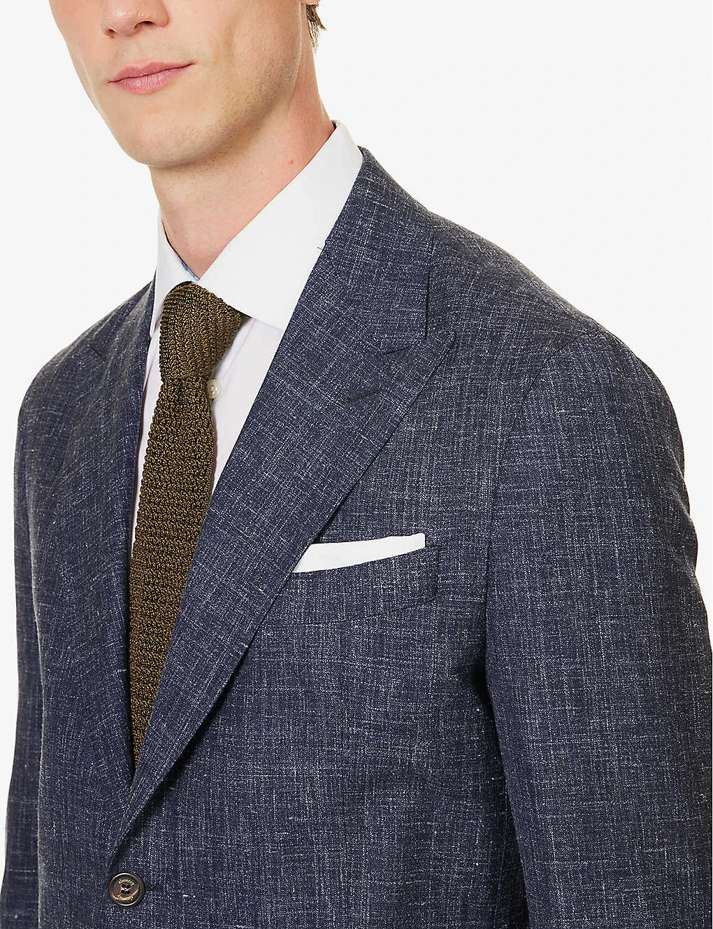 ELEVENTY Single-breasted Wool, Silk And Linen-blend Suit 7 ELEVENTY Single-breasted Wool, Silk And Linen-blend Suit - Image 5
