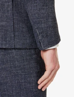 ELEVENTY Single-breasted Wool, Silk And Linen-blend Suit 15 ELEVENTY Single-breasted Wool, Silk And Linen-blend Suit -Gentlemen Style Shop R04082509 BLUE ALT05