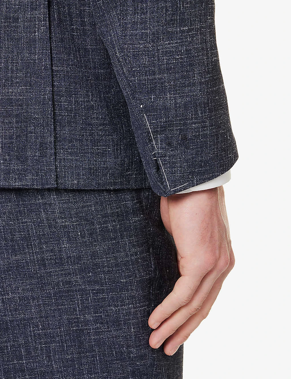 ELEVENTY Single-breasted Wool, Silk And Linen-blend Suit 8 ELEVENTY Single-breasted Wool, Silk And Linen-blend Suit - Image 6