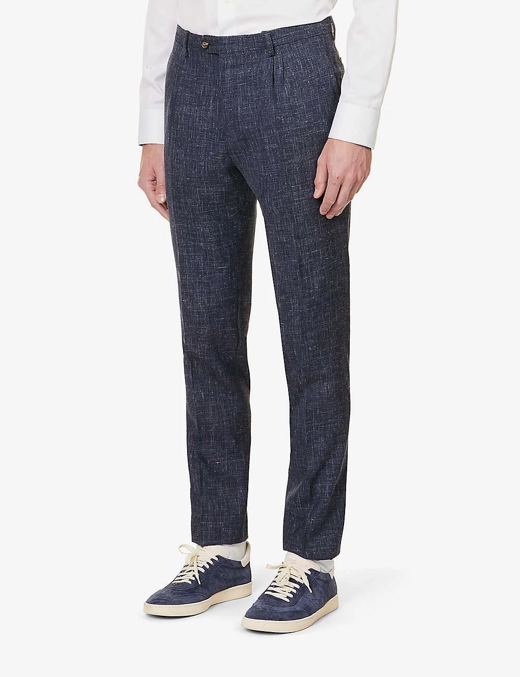 ELEVENTY Single-breasted Wool, Silk And Linen-blend Suit 9 ELEVENTY Single-breasted Wool, Silk And Linen-blend Suit - Image 7