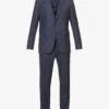 ELEVENTY Single-breasted Wool, Silk And Linen-blend Suit -Gentlemen Style Shop R04082509 BLUE M