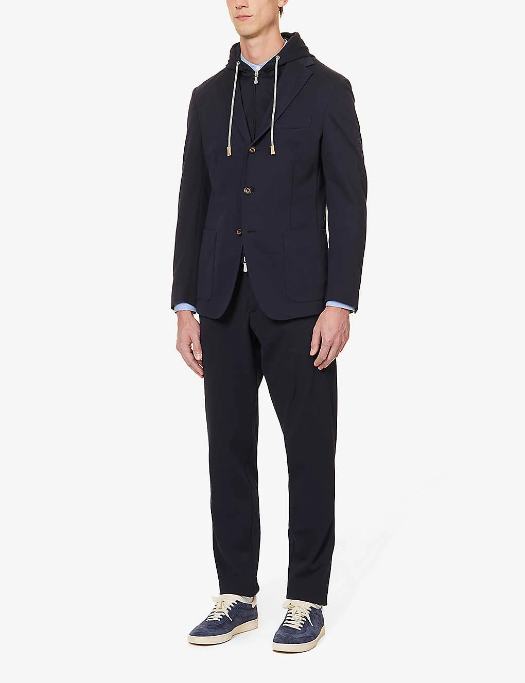 ELEVENTY Regular-fit Hooded Cotton-blend Suit 5 ELEVENTY Regular-fit Hooded Cotton-blend Suit - Image 3