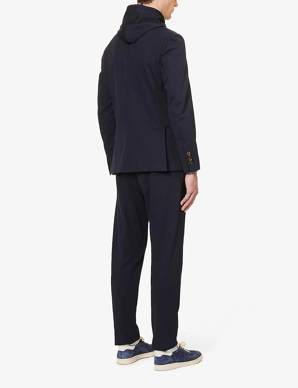 ELEVENTY Regular-fit Hooded Cotton-blend Suit 6 ELEVENTY Regular-fit Hooded Cotton-blend Suit - Image 4