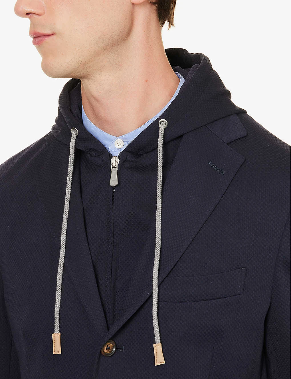 ELEVENTY Regular-fit Hooded Cotton-blend Suit 9 ELEVENTY Regular-fit Hooded Cotton-blend Suit - Image 7