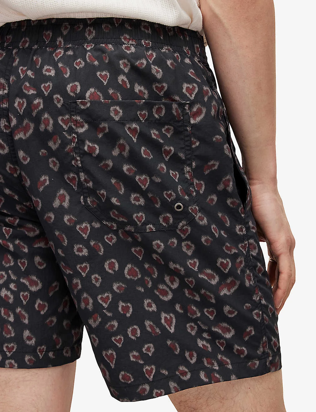 AllSaints Romantik Leopard-print Recycled-polyamide Swim Trunks 7 AllSaints Romantik Leopard-print Recycled-polyamide Swim Trunks - Image 5