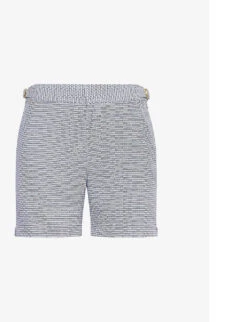 ORLEBAR BROWN Bulldog Geometric-print Mid-rise Swim Shorts