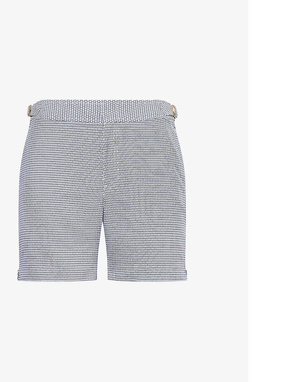 ORLEBAR BROWN Bulldog Geometric-print Mid-rise Swim Shorts 3 ORLEBAR BROWN Bulldog Geometric-print Mid-rise Swim Shorts