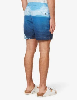 ORLEBAR BROWN Graphic-print Mid-rise Swim Shorts -Gentlemen Style Shop R04085773 ROCPOOLII ALT03