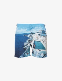 ORLEBAR BROWN Graphic-print Mid-rise Swim Shorts