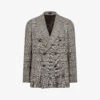 Reiss Alfredo Prince Of Wales-check Wool Blazer 2 Reiss Alfredo Prince Of Wales-check Wool Blazer -Gentlemen Style Shop R04086942 BROWN M