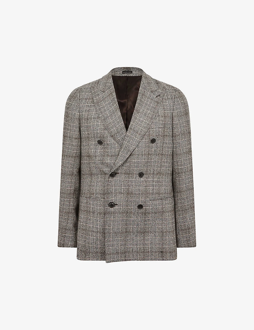 Reiss Alfredo Prince Of Wales-check Wool Blazer 3 Reiss Alfredo Prince Of Wales-check Wool Blazer