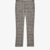 Reiss Alfredo Prince Of Wales-check Wool Trousers -Gentlemen Style Shop R04086969 BROWN M