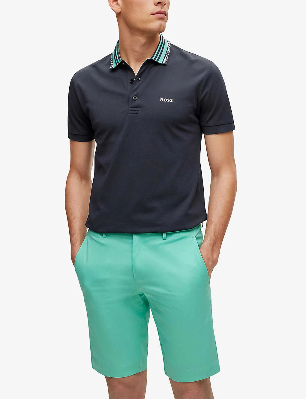 Boss Athleisure Logo-print Cotton Polo Shirt 5 Boss Athleisure Logo-print Cotton Polo Shirt - Image 3