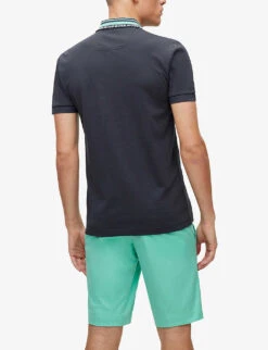 Boss Athleisure Logo-print Cotton Polo Shirt 10 Boss Athleisure Logo-print Cotton Polo Shirt -Gentlemen Style Shop R04087159 DARKBLUE ALT03