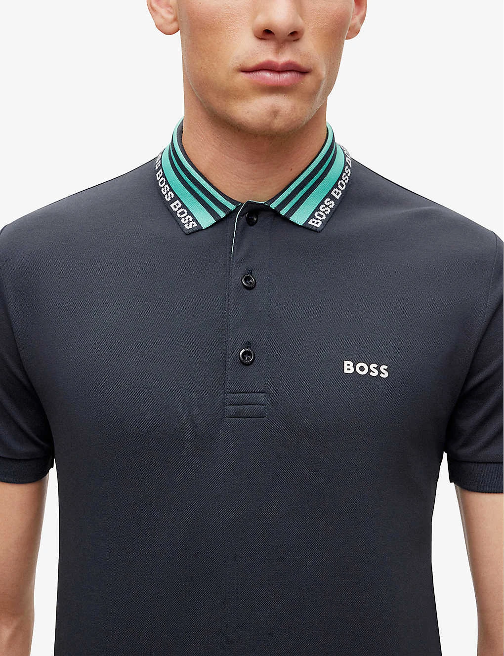 Boss Athleisure Logo-print Cotton Polo Shirt 7 Boss Athleisure Logo-print Cotton Polo Shirt - Image 5