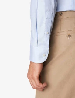 ETON Contemporary-fit Stretch Cotton-blend Shirt -Gentlemen Style Shop R04088496 LIGHTBLUE ALT05