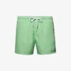 ETON Logo-print Woven Swim Shorts 2 ETON Logo-print Woven Swim Shorts -Gentlemen Style Shop R04088569 DARKGREEN M