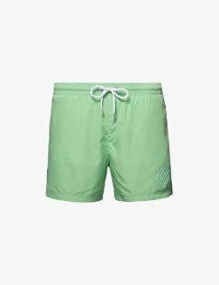 ETON Logo-print Woven Swim Shorts