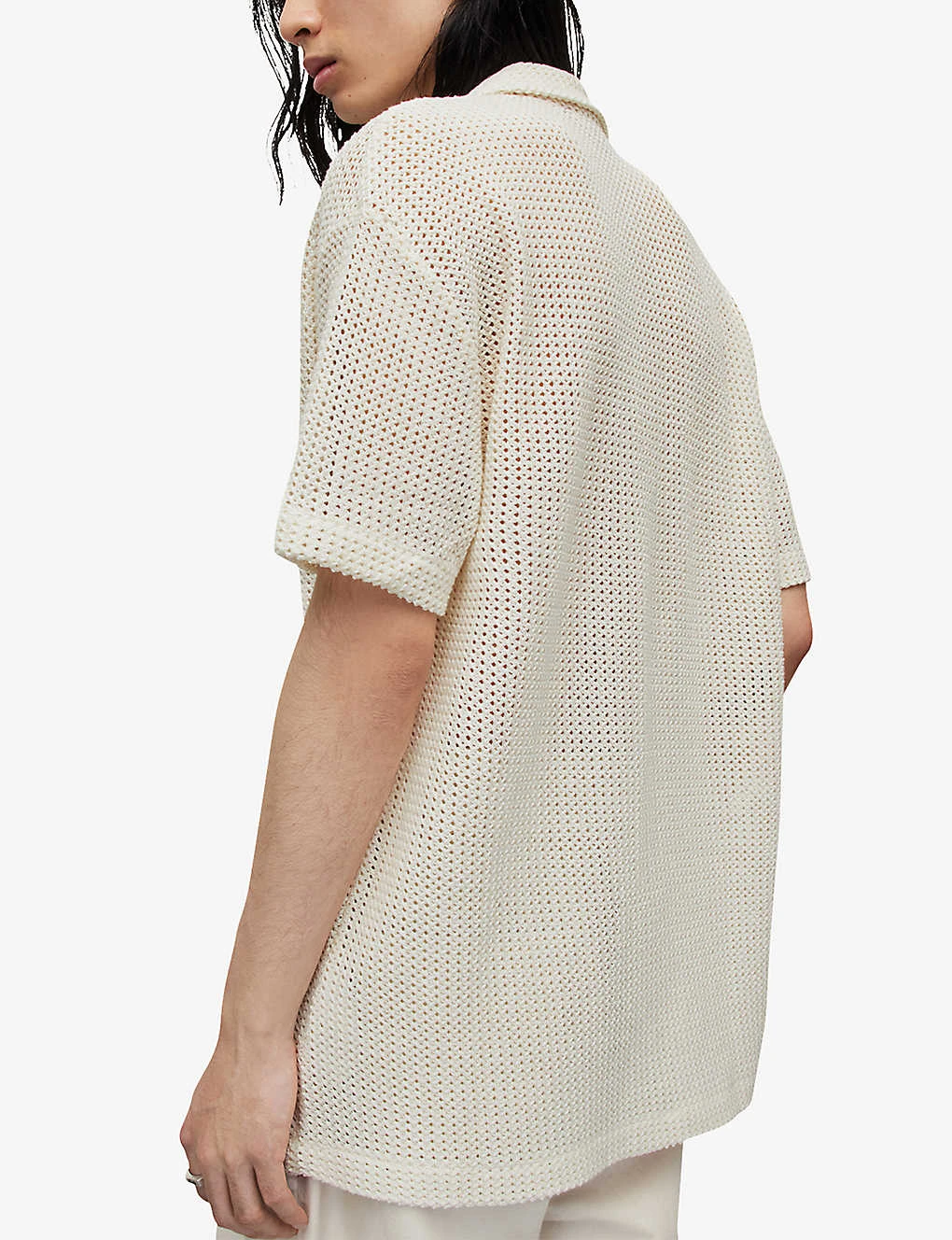 AllSaints Munroe Stripe-pattern Relaxed-fit Organic-cotton Shirt 6 AllSaints Munroe Stripe-pattern Relaxed-fit Organic-cotton Shirt - Image 4